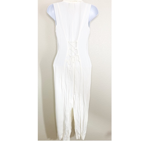 VTG Timing | sleeveless button front maxi dress - Picture 2 of 6